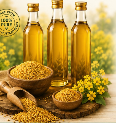 Mustard Oil, The Traditional Way.